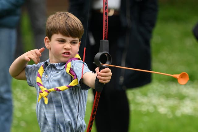 Prince Louis, during a visit to 3rd Upton Scouts Hut in Slough as part of the Big Help Out in 2023, turned six on Tuesday (PA)