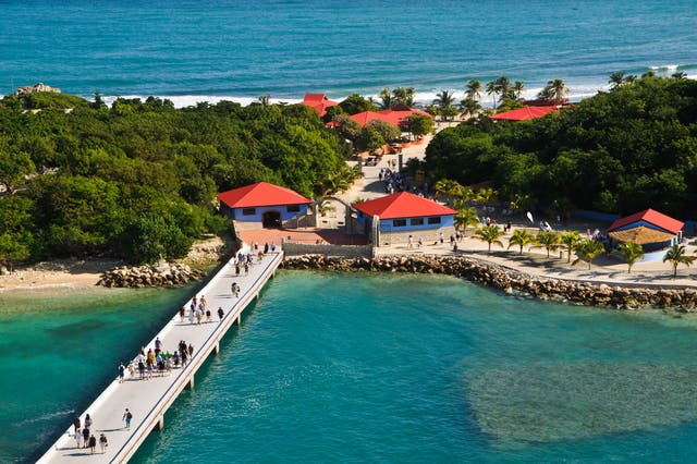 <p>The island of Labadee was leased to Royal Caribbean in the 1980s </p>