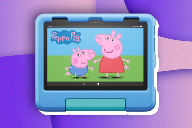 <p>The tablet comes with a year’s subscription to Amazon Kids+ </p>