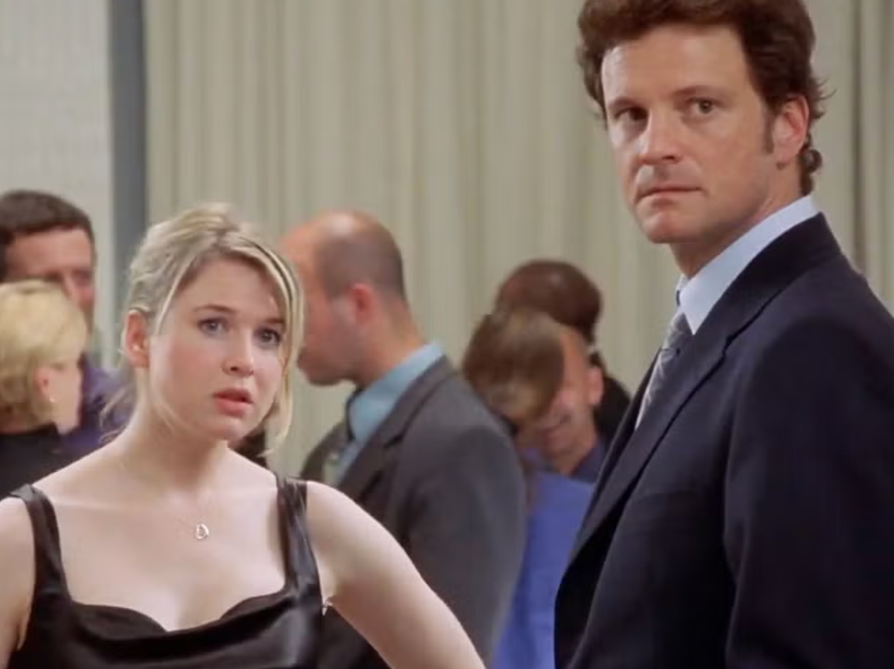 Colin Firth and Renée Zellweger in Bridget Jones’s Diary