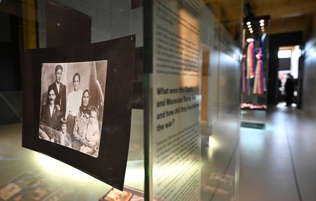 <p>The exhibition of the Holocaust Memorial of Roma and Sinti is seen before the opening ceremony, in Lety, Czech Republic</p>