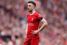 Liverpool’s title chances dealt a further blow with latest Diogo Jota injury update