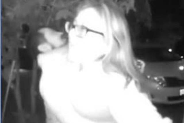 <p>A woman ran up to a   doorbell camera and screamed “please help me” before she was kidnapped by an unidentified bearded man on Sunday in Hillsboro, Oregon</p>