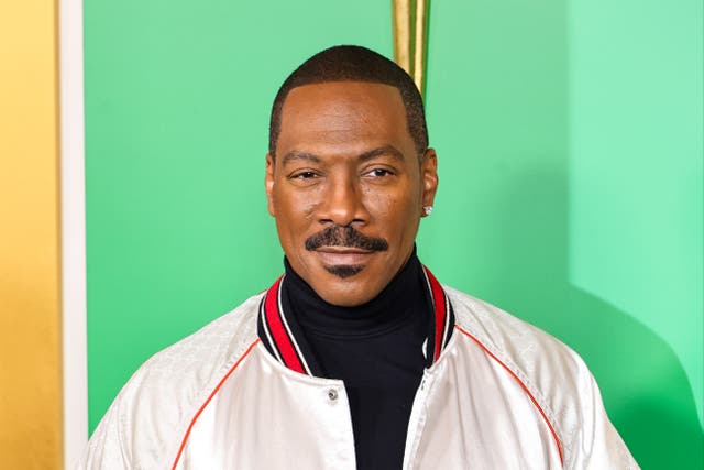 <p>Eddie Murphy attends the premiere of ‘Candy Cane Lane’ in November 2023</p>