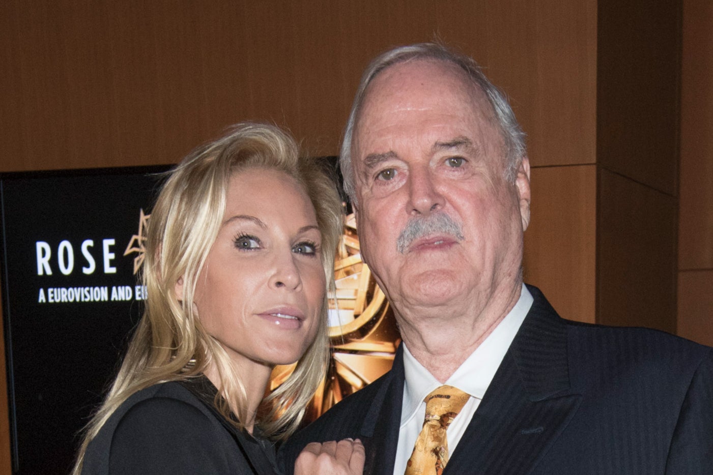 Cleese and his fourth wife Jennifer Wade