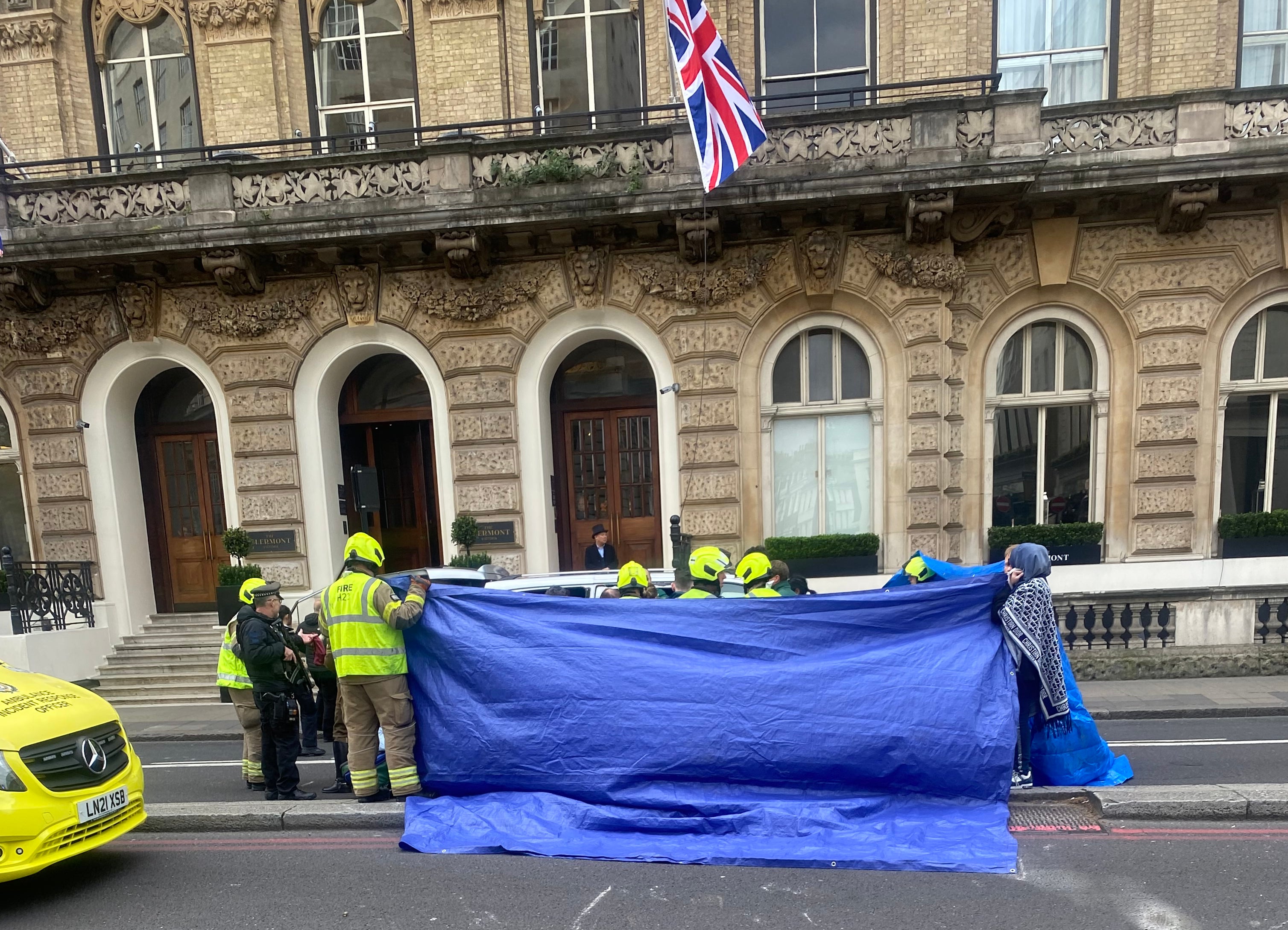 Two of the five Household Cavalry horses that rampaged through central London suffered serious injuries but are still alive