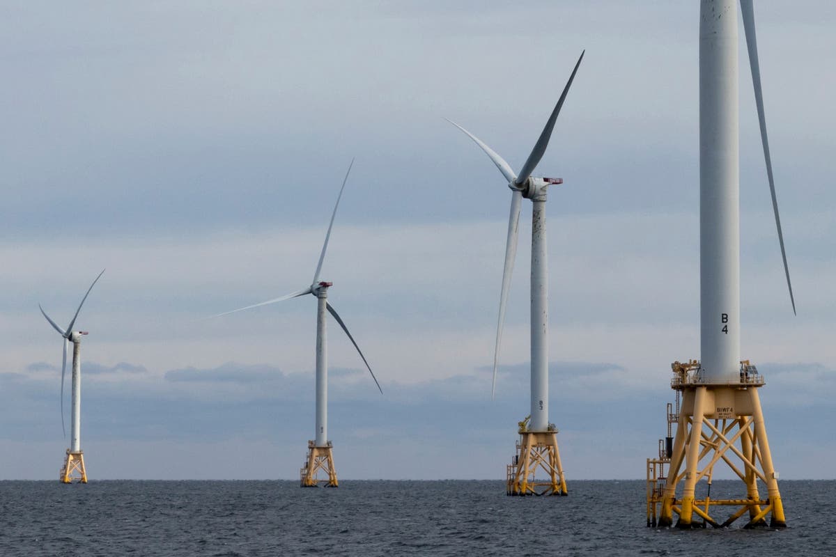 Biden administration is announcing plans for up to 12 lease sales for offshore wind energy Biden administration is announcing plans for up to 12 lease sales for offshore wind energy