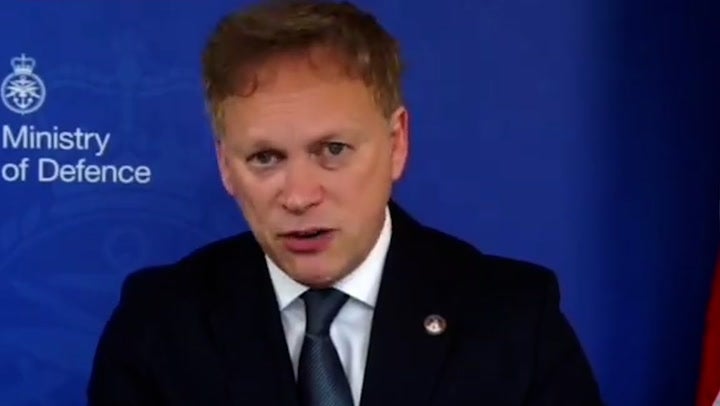 72,000 civil service job cuts will pay for £75bn in defence, says Grant Shapps.