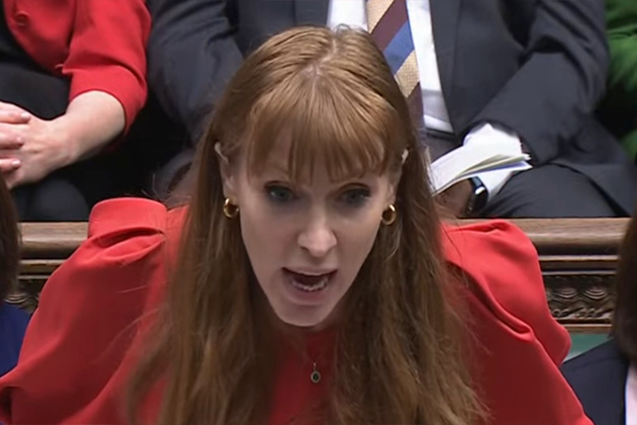 Deputy Labour leader Angela Rayner called the prime minister ‘a pint-sized loser’