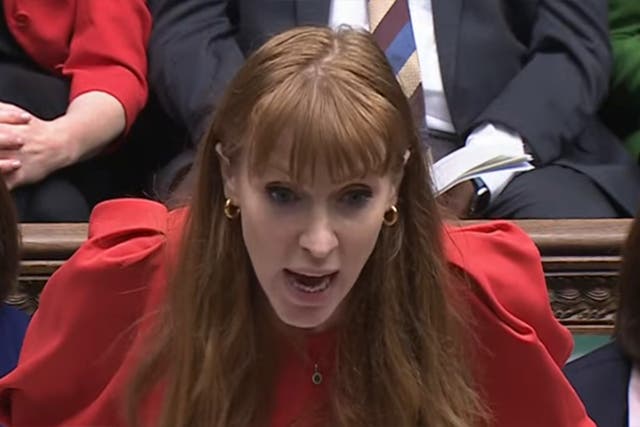 <p>Deputy Labour leader Angela Rayner called the prime minister ‘a pint-sized loser’  </p>