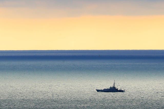 <p>A Border Force cutter on patrol in the Channel near Dover (Gareth Fuller/File/PA)</p>