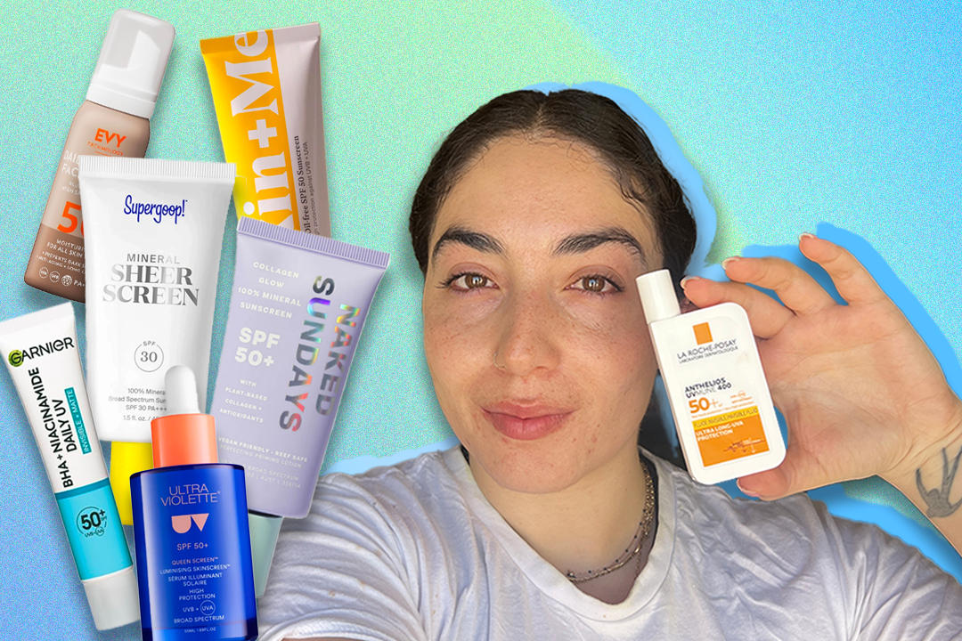We considered the texture of the sunscreens and how well they worked for acne-prone skin