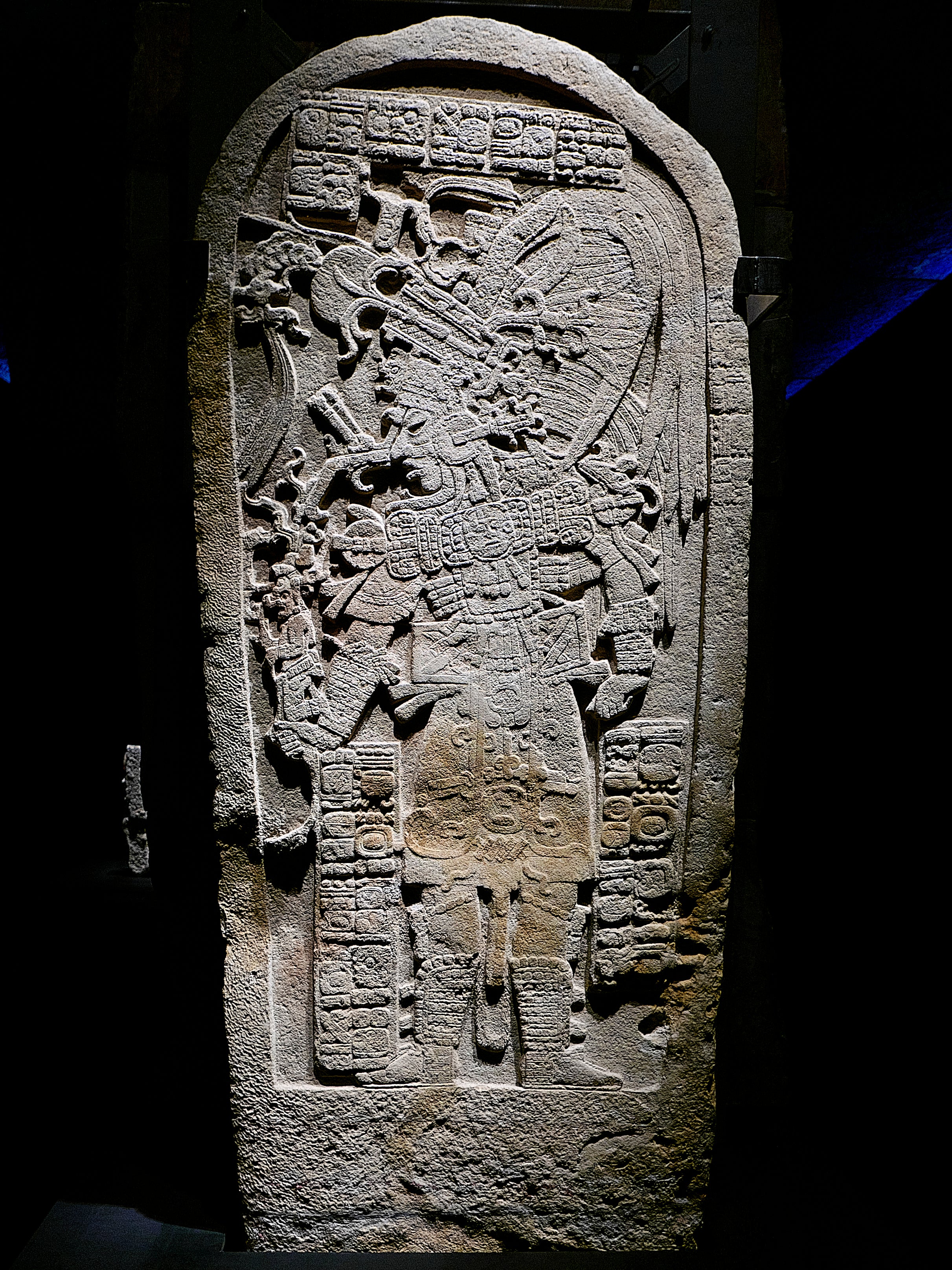 Maya royalty: an image of a ninth-century Maya ruler (a king of the city state of Machaquila in what is now Guatemala) gives some idea of what the probable conqueror of Ucanal must have looked like