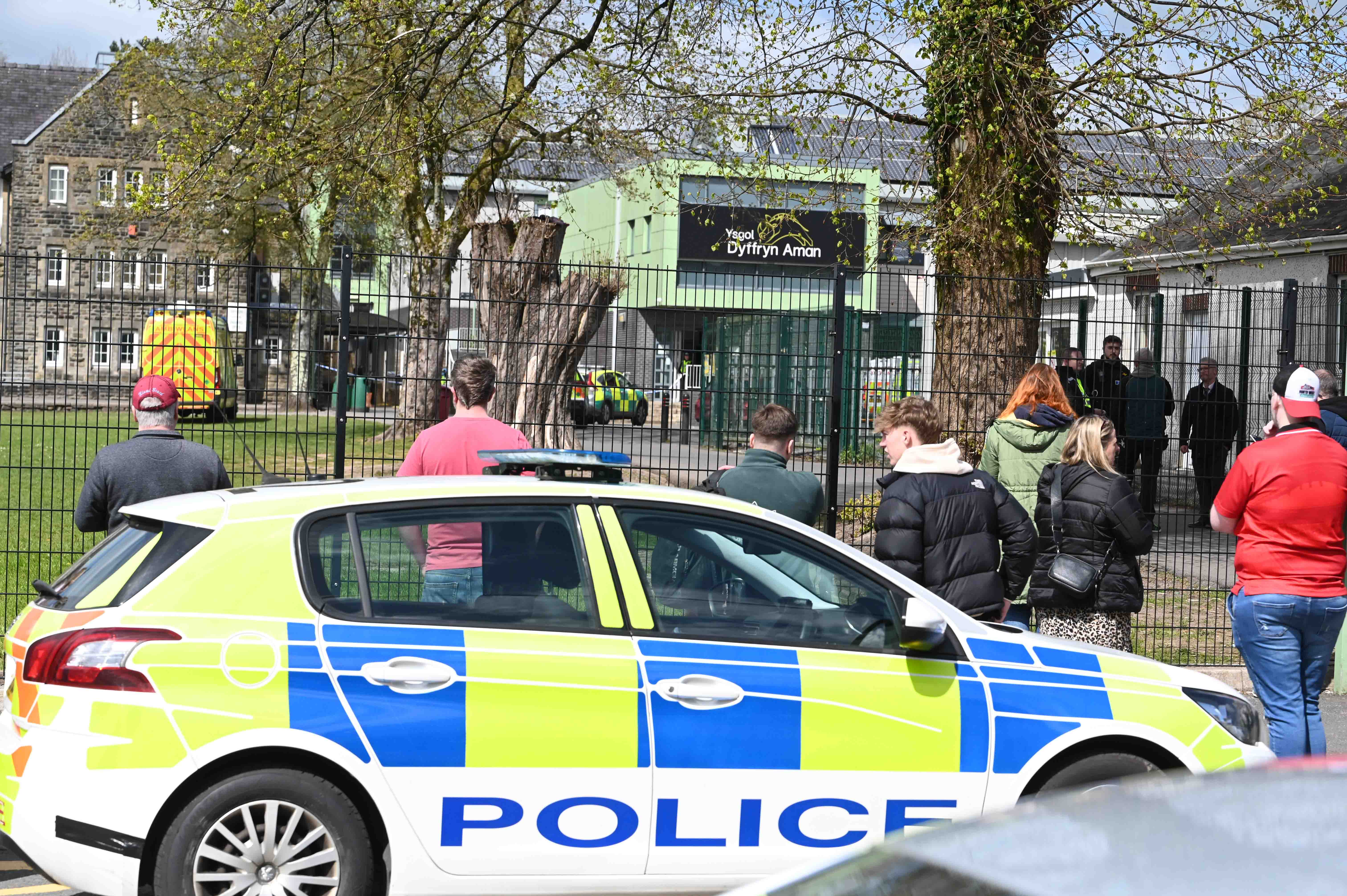 Pupils spent the afternoon in lockdown while police dealt with the incident