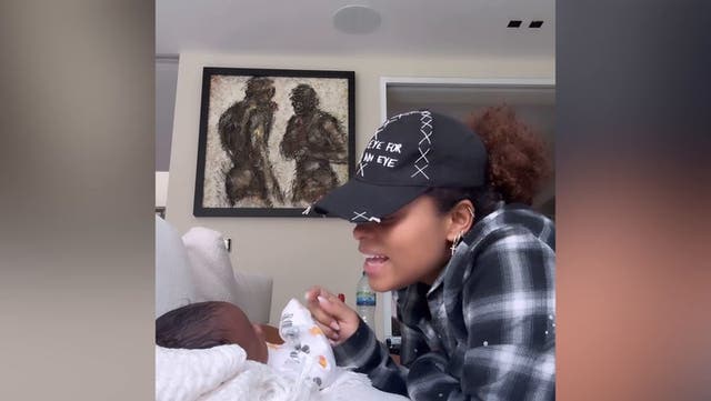 <p>New mother Fleur East shares message to struggling parents after ‘whirlwind’ month.</p>