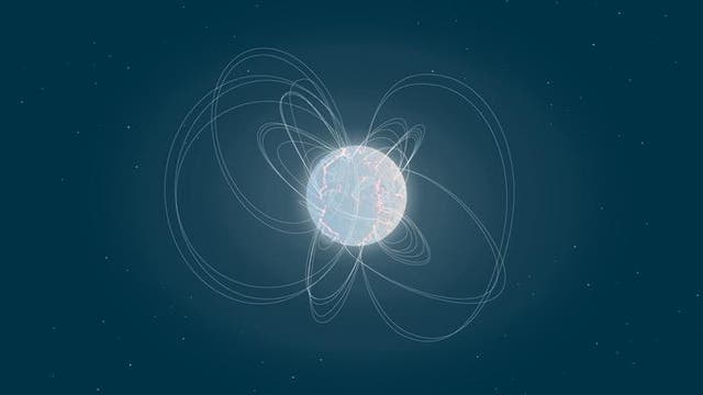 <p>Artist's impression of a magnetar</p>