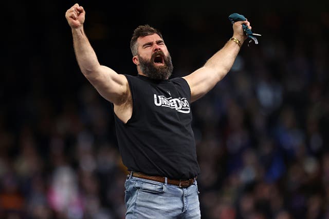 <p>Jason Kelce claims there is ‘video evidence’ someone stole his Super Bowl ring </p>