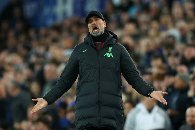 <p>Jurgen Klopp lost at Goodison Park for the first time as Everton dented their title challenge </p>