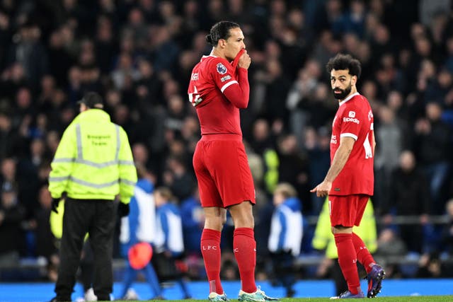 <p>Virgil van Dijk criticised Liverpool’s performance </p>