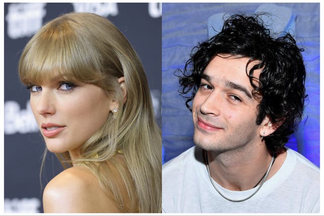 <p>Taylor Swift and The 1975’s Matty Healy</p>
