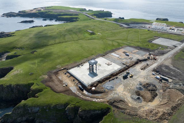 SaxaVord Spaceport is on the north of Unst, Shetland (SaxaVord/PA)