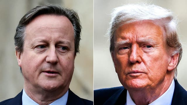 <p>David Cameron describes Donald Trump in two words after recent meeting.</p>