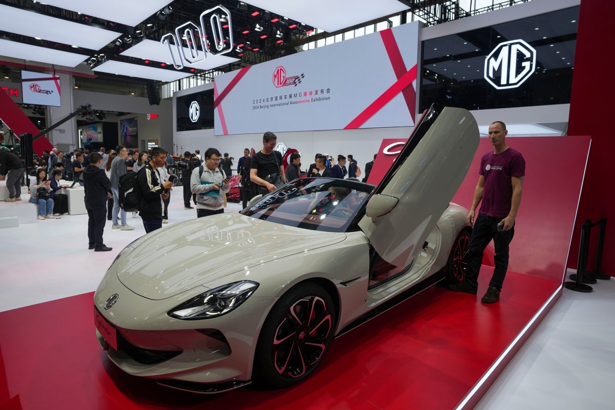 Electric cars and digital connectivity dominate at Beijing auto show