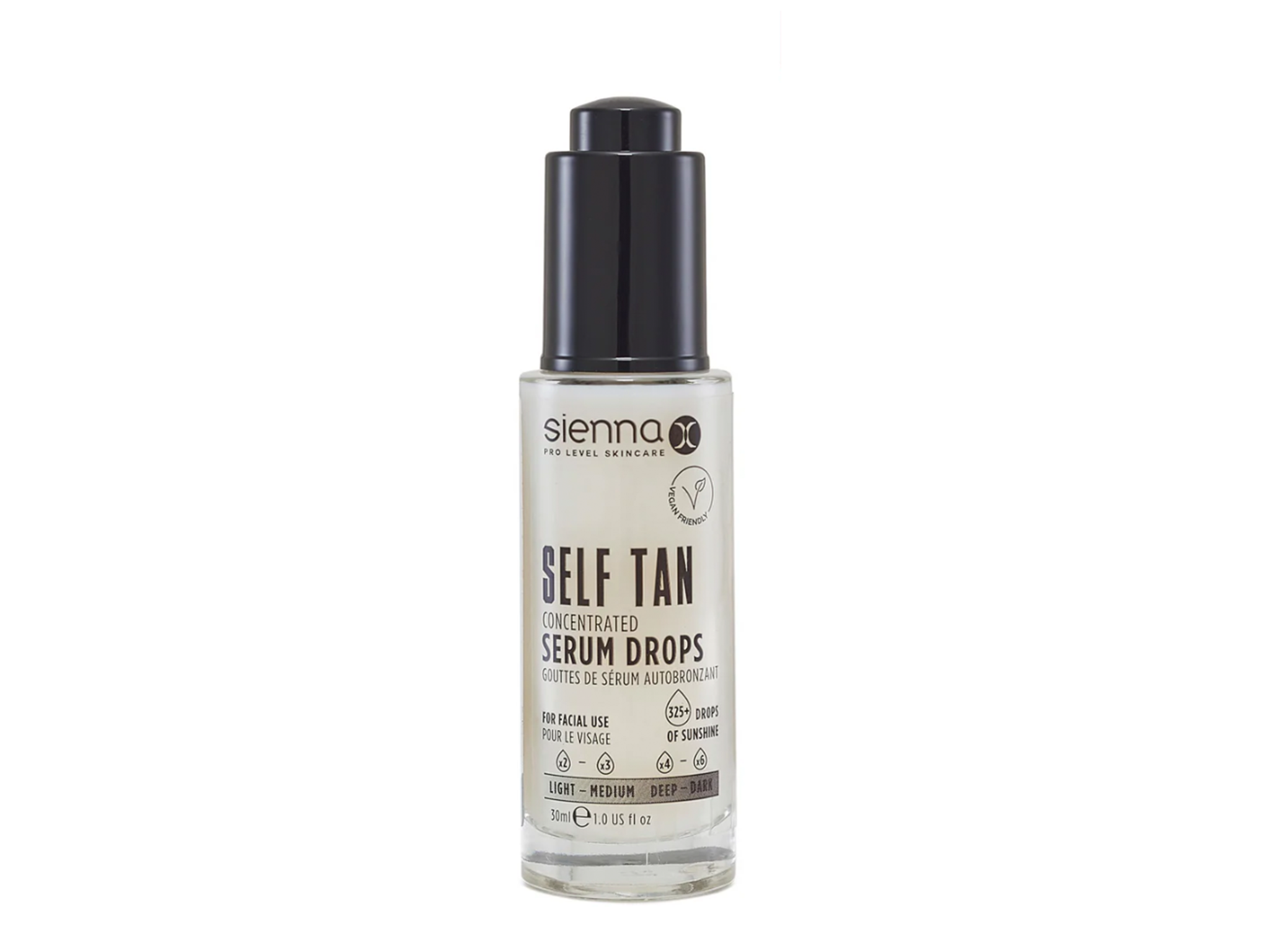 Sienna X self tan concentrated serum drops