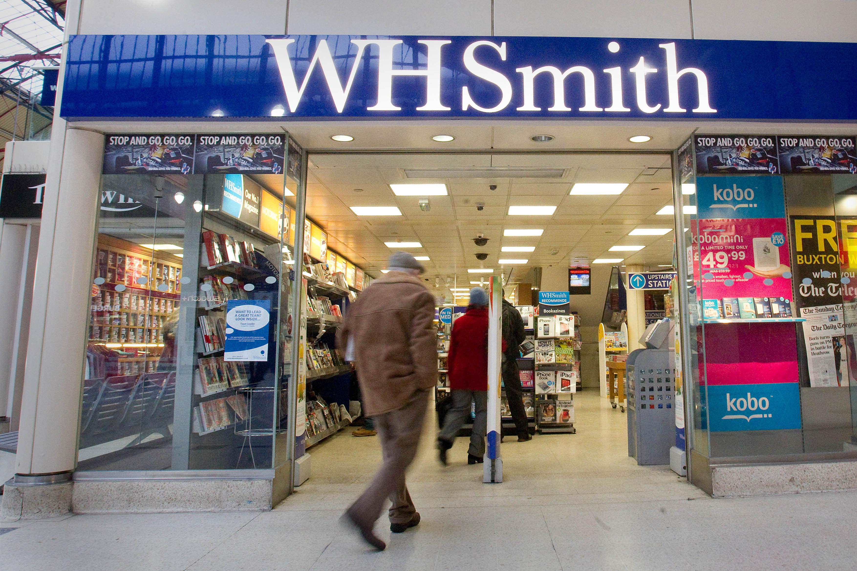 WH Smith has seen its shift to being a “one-stop shop” for travel essentials pay off (Philip Toscano/PA)