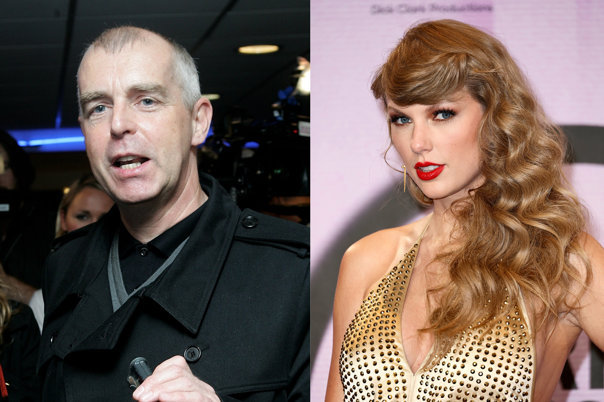 Neil Tennant of Pet Shop Boys and Taylor Swift