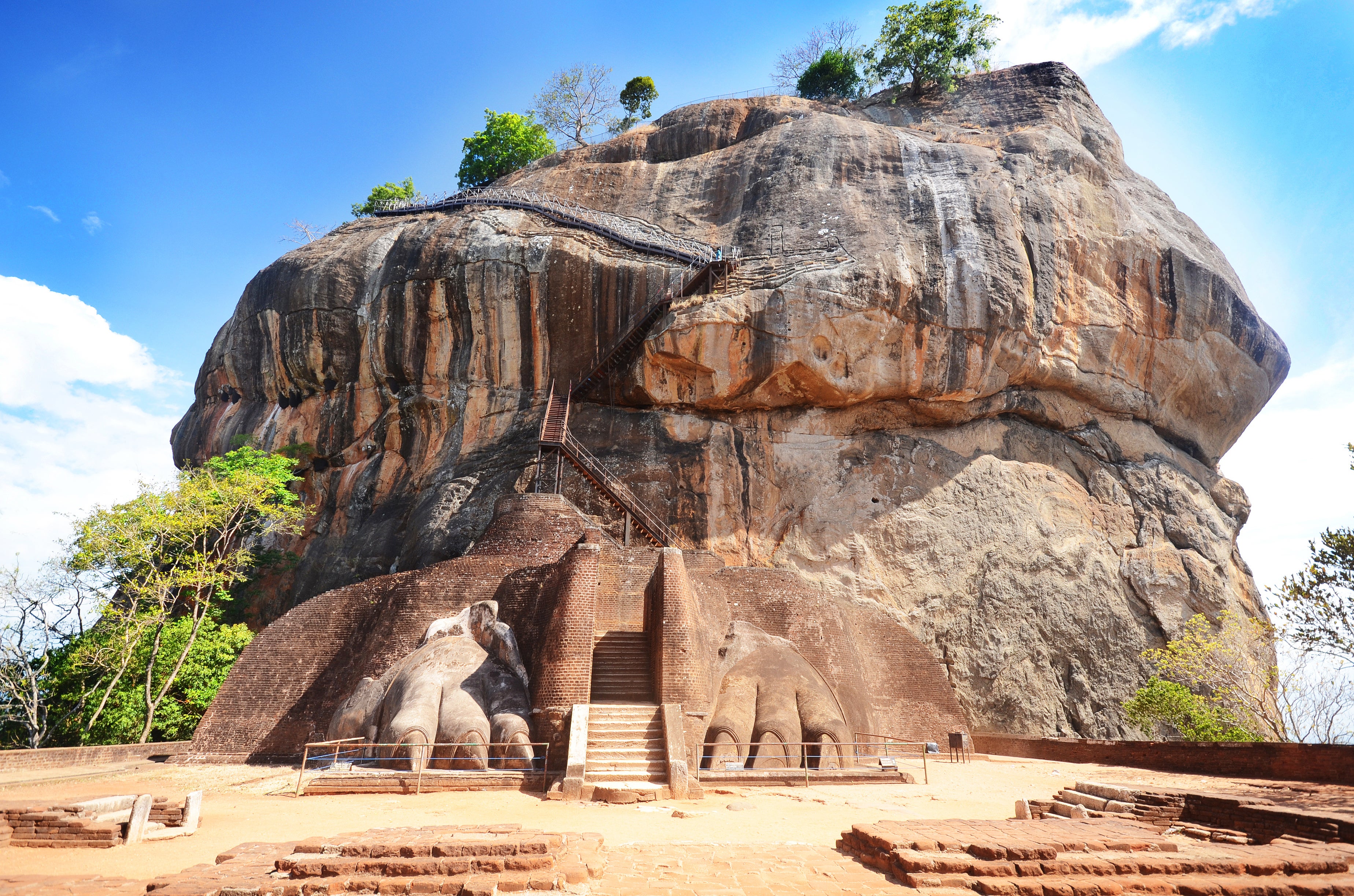 Sigiriya was used as a Buddhist monastery until the 14th century
