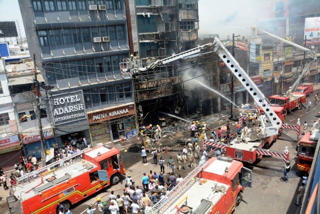 India Restaurant Fire