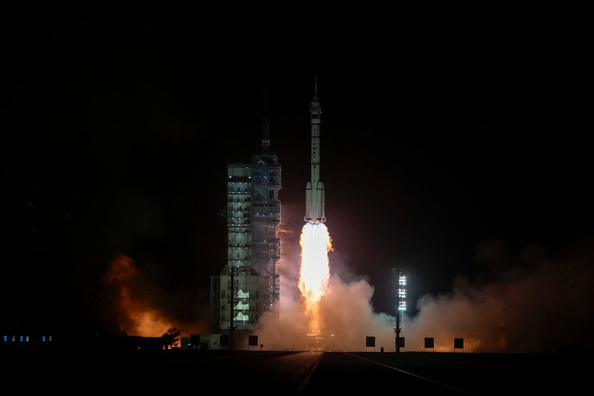 China launches 3-member crew to its space station as it seeks to put ...
