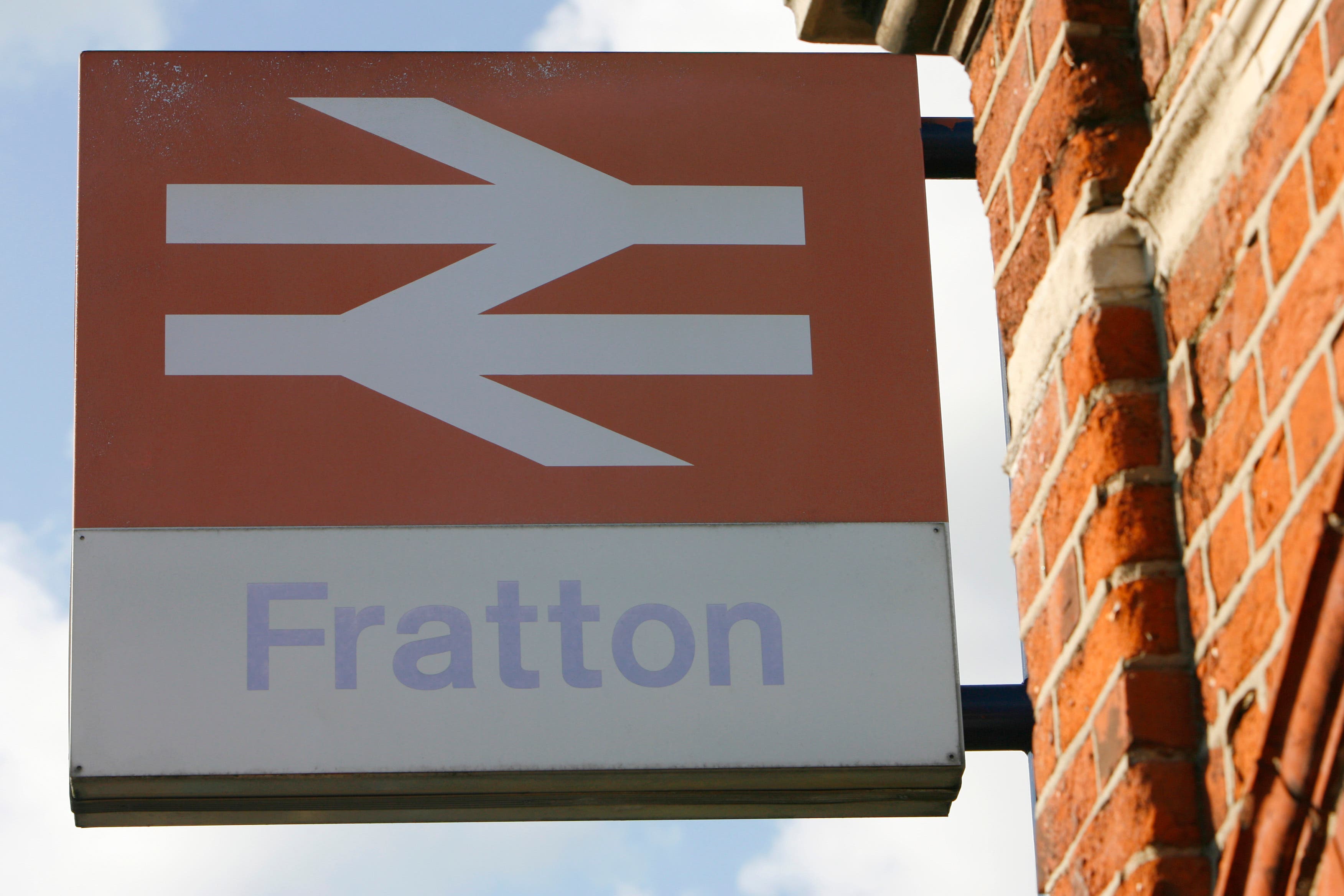 A fading British Rail logo (Chris Ison/PA)