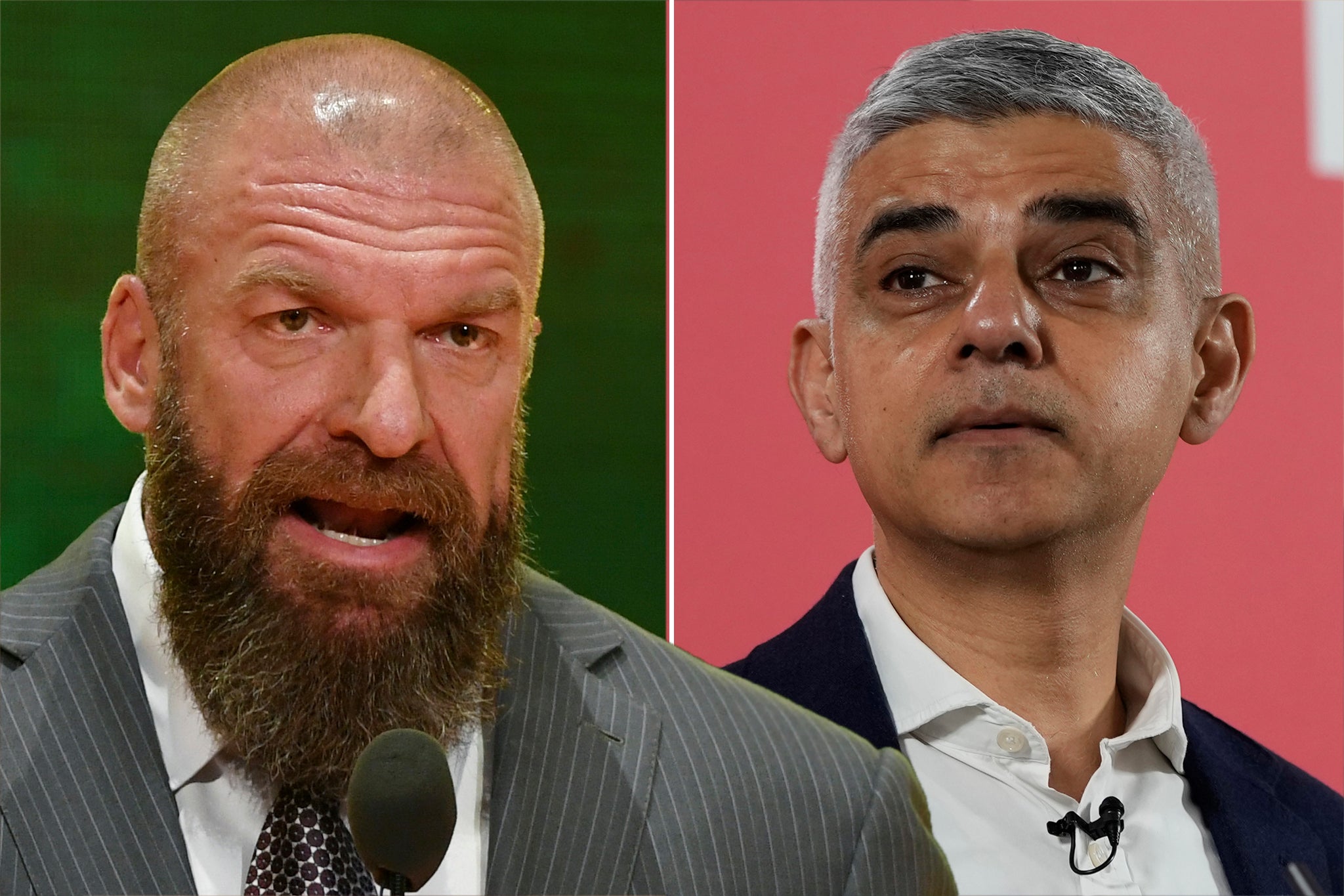 Paul ‘Triple H’ Levesque has reached out to Sadiq Khan about bringing WrestleMania to London