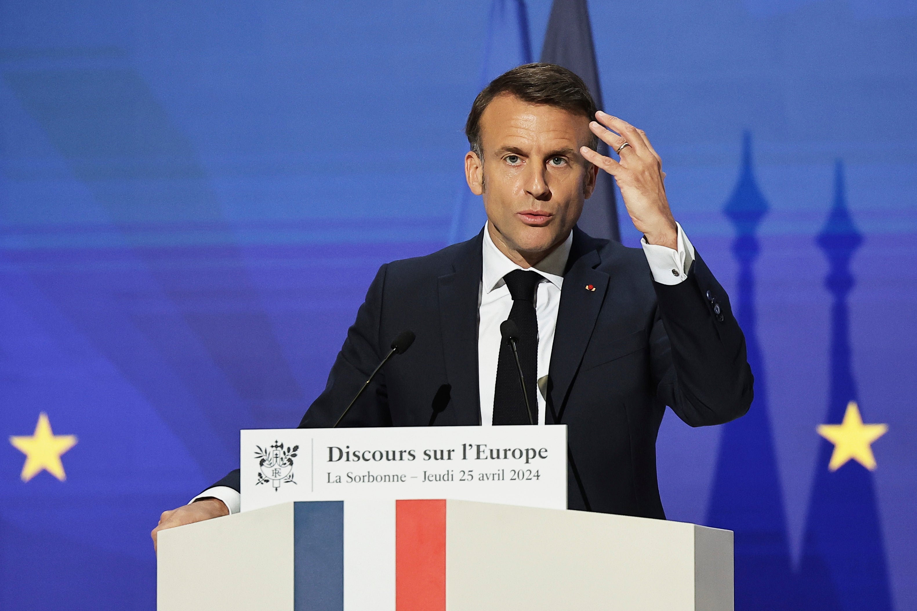 French President Emmanuel Macron claimed Brexit had ‘impoverished’ Britain