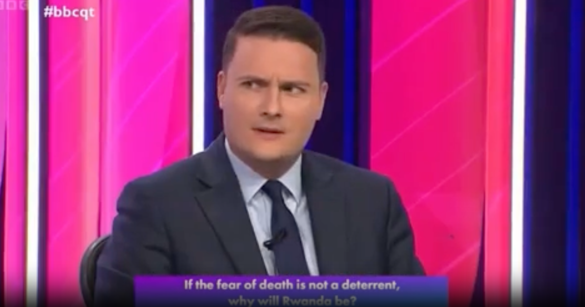 Labour’s Wes Streeting looked bewildered