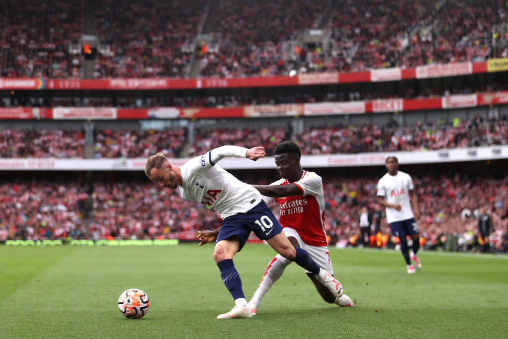 James Maddison and Bukayo Saka will lock horns again on Sunday