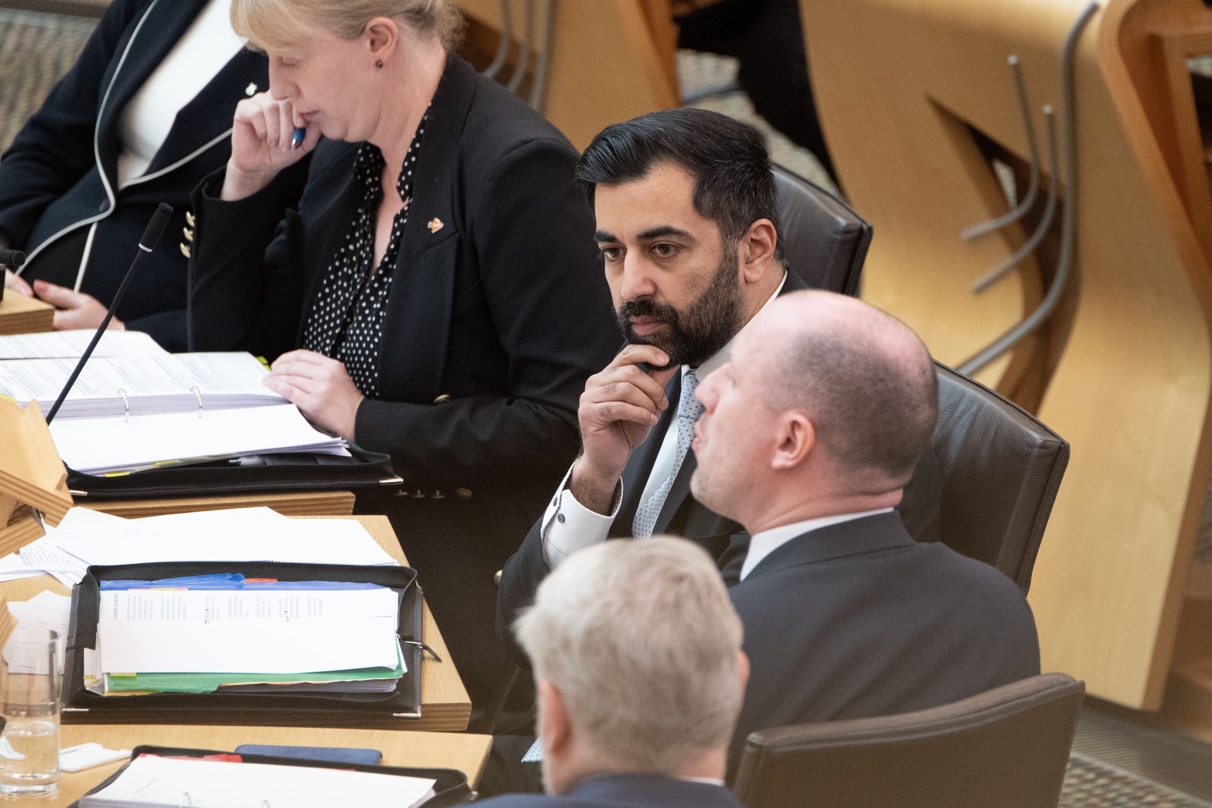 The leadership of Humza Yousaf has come under close scrutiny as he faces a fight to keep his job (Lesley Martin/PA)