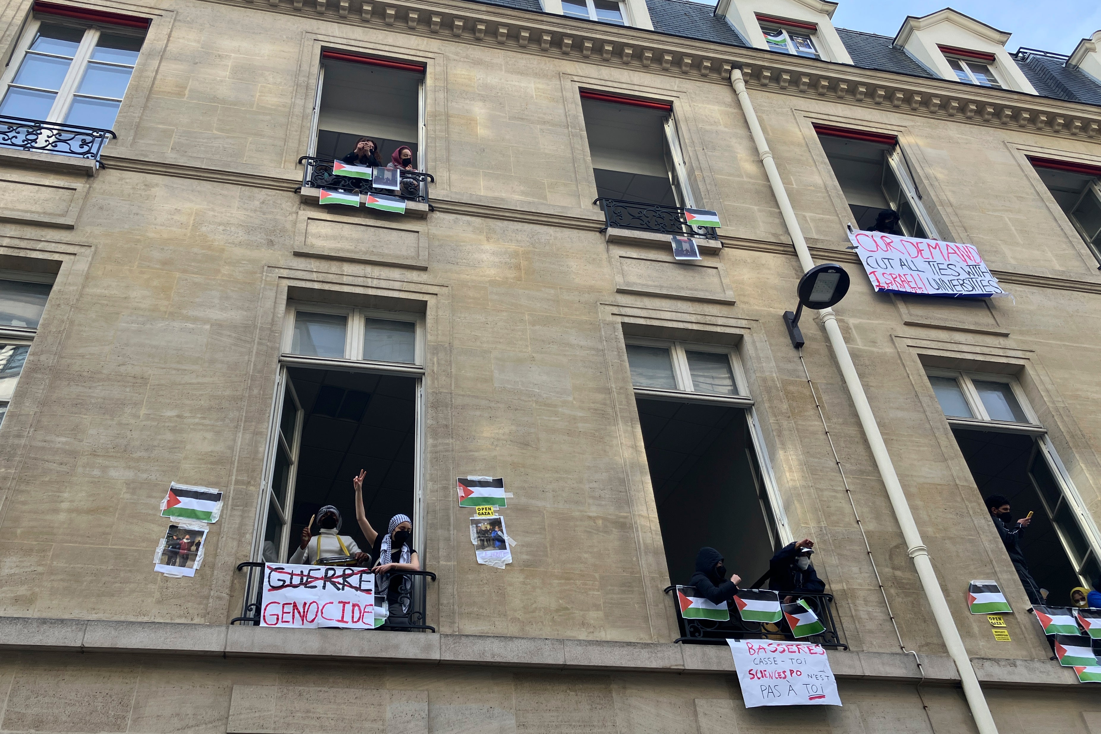 France Israel Palestinians Campus Protests