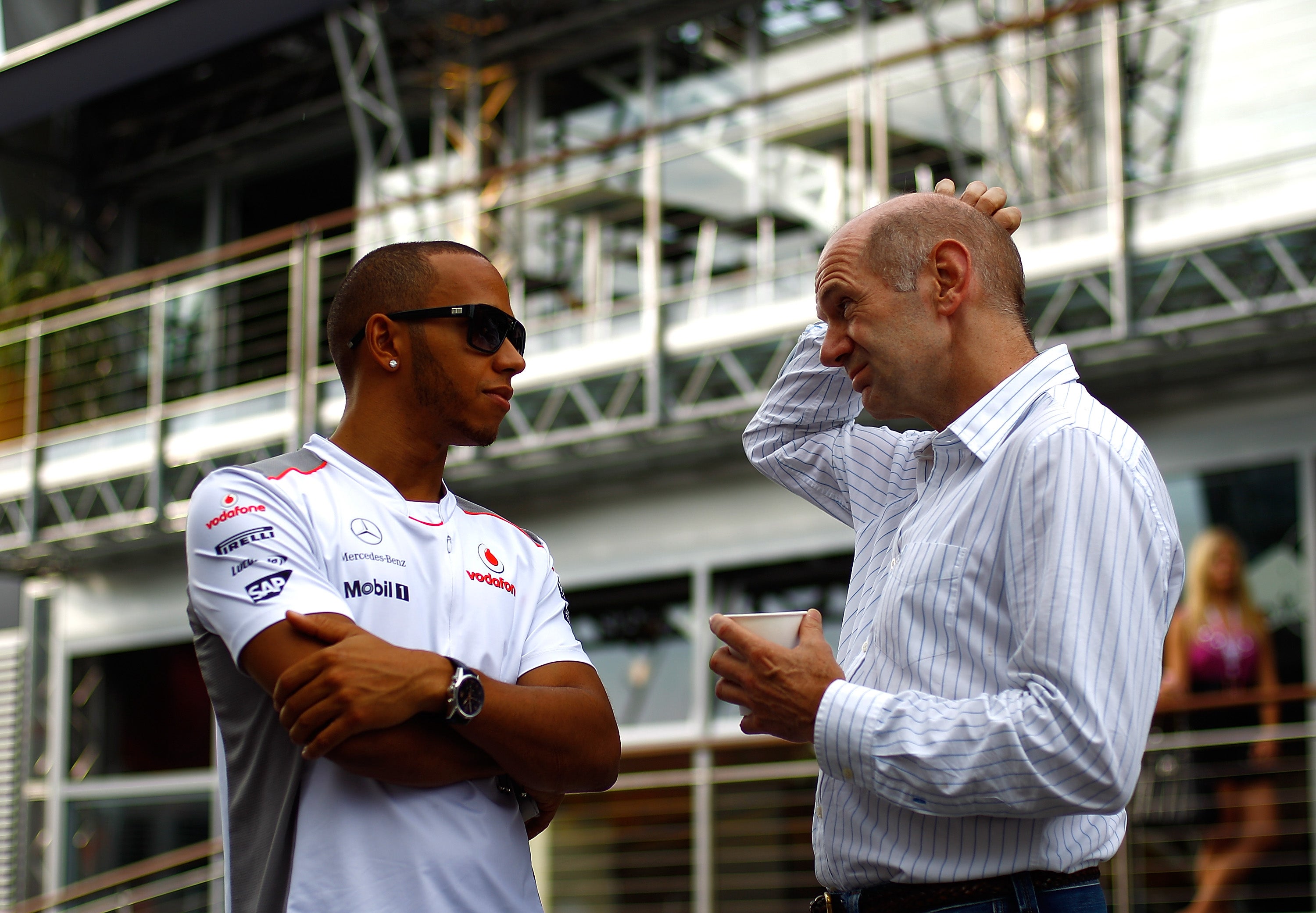 Adrian Newey has never worked with Lewis Hamilton