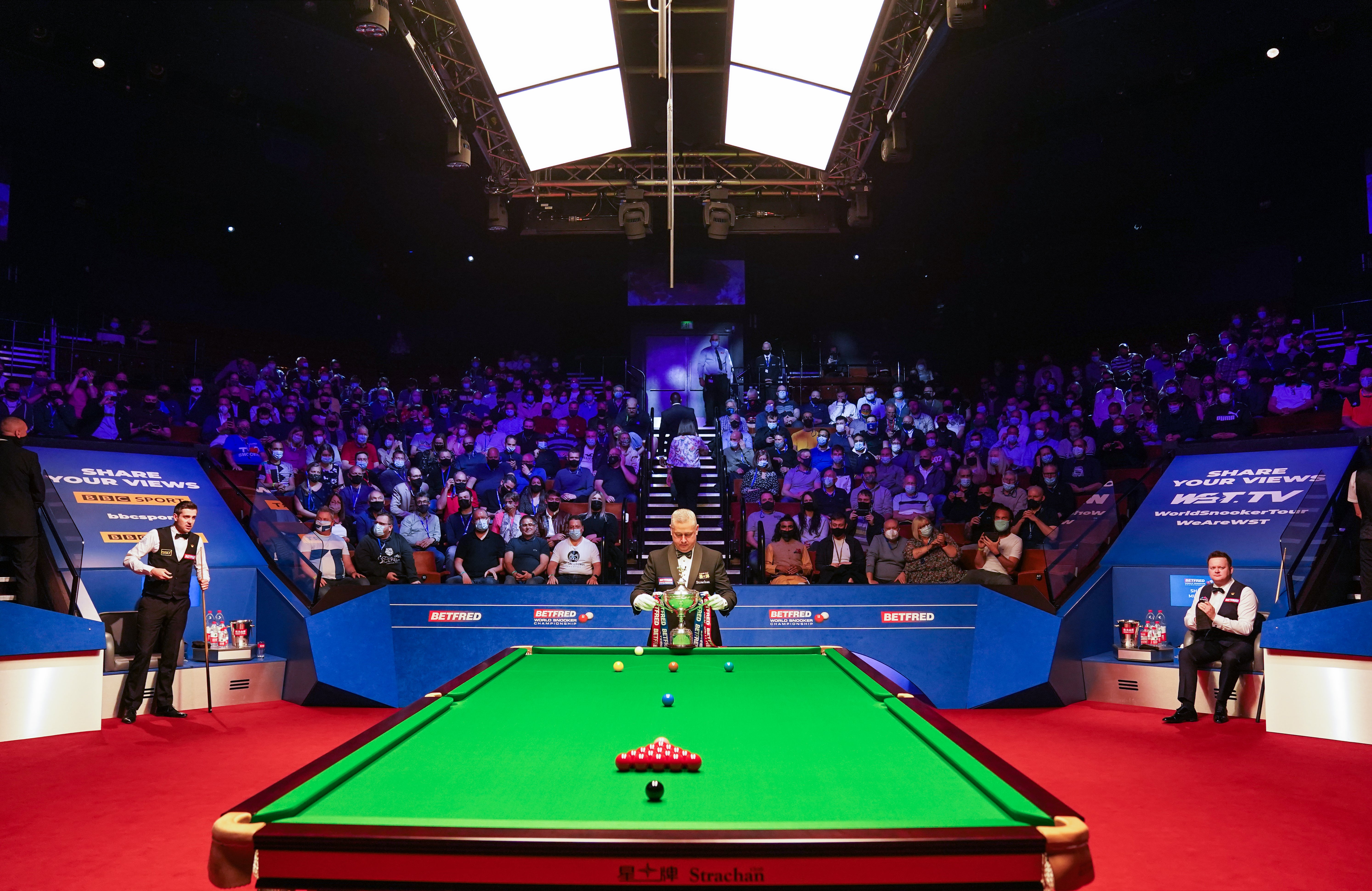 How many more world championship finals will the Crucible host?