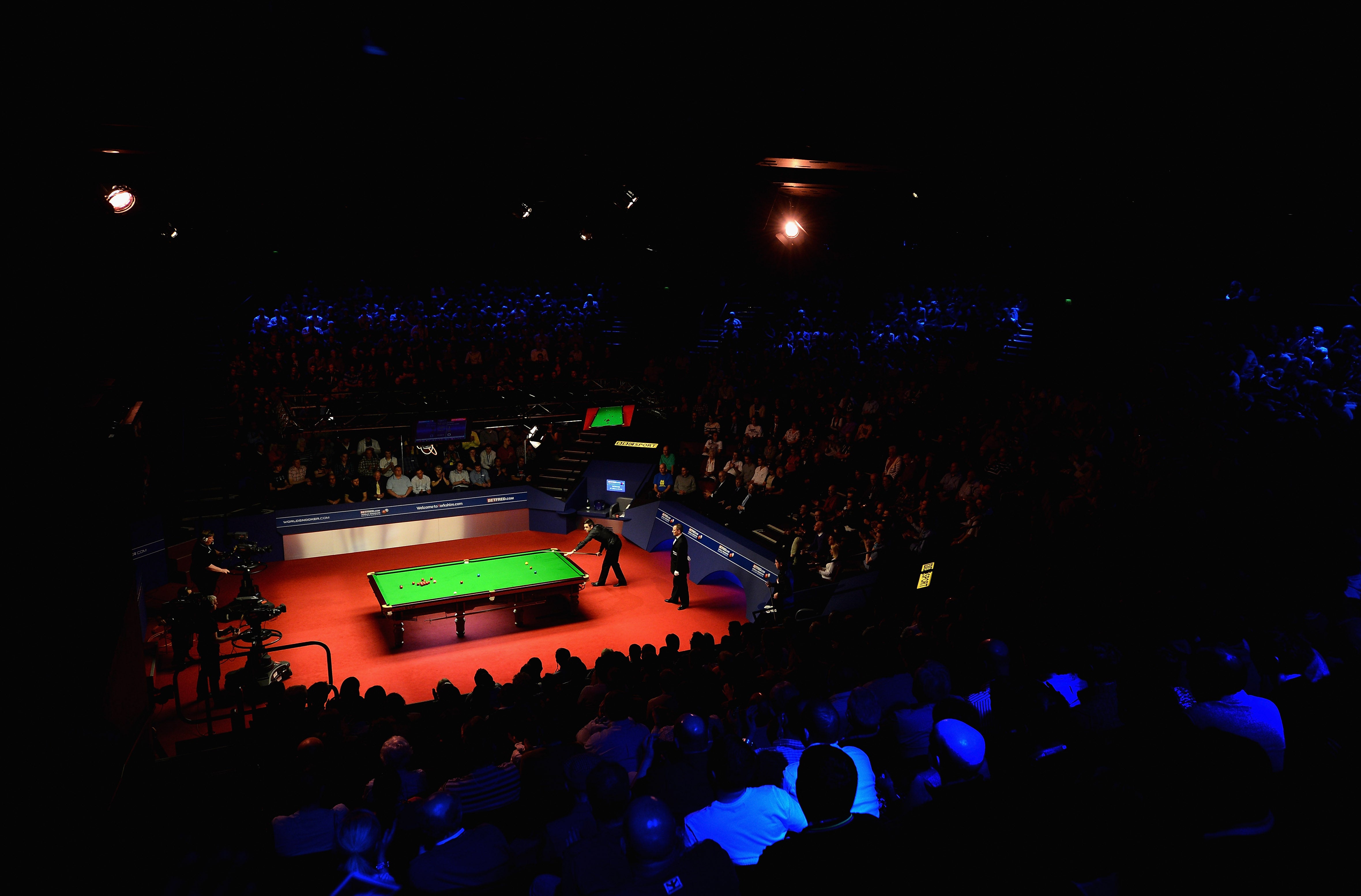 The Crucible Theatre creates a unique, intimate atmosphere treasured by snooker fans