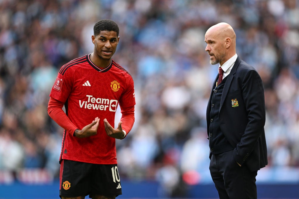 Marcus Rashford’s struggles this season haven’t been helped by Erik ten Hag changing his position