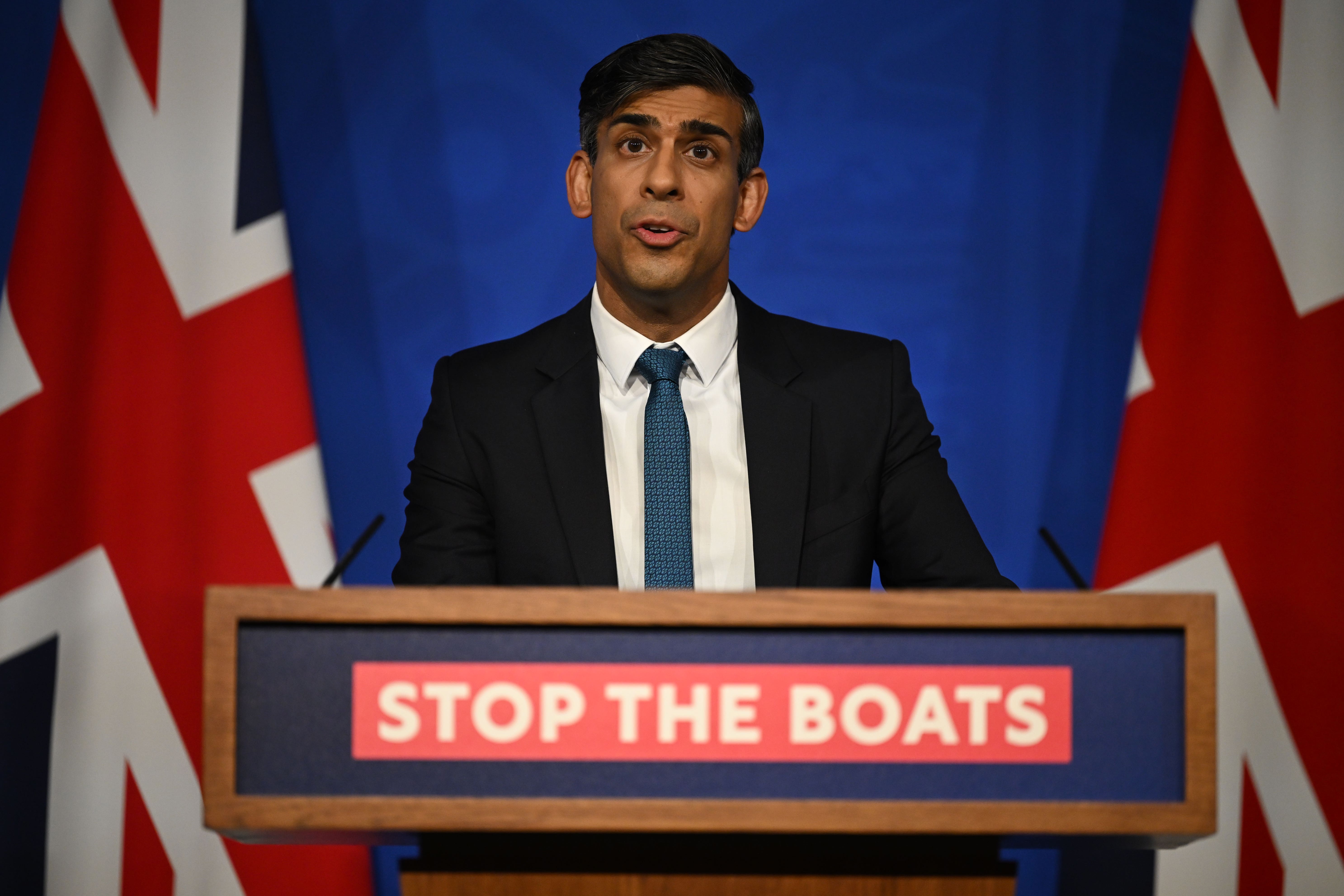 Prime minister Rishi Sunak has made stopping the boats a key pledge