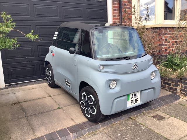 <p>The Ami is a perfect match for our Sean’s ‘drive’ </p>