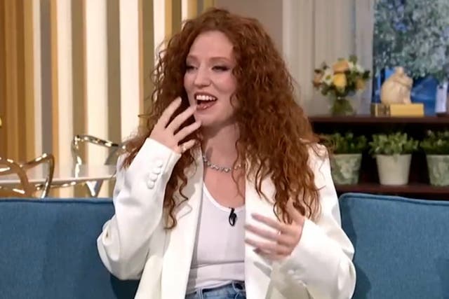 <p>Jess Glynne explains why she rushed off Glastonbury stage in tears.</p>