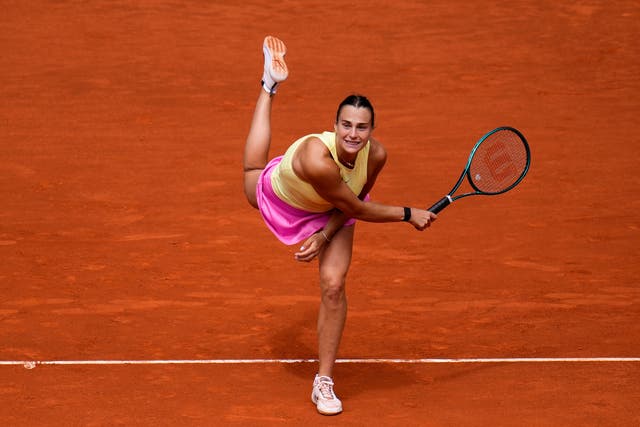 <p>Aryna Sabalenka is hoping to win the French Open </p>