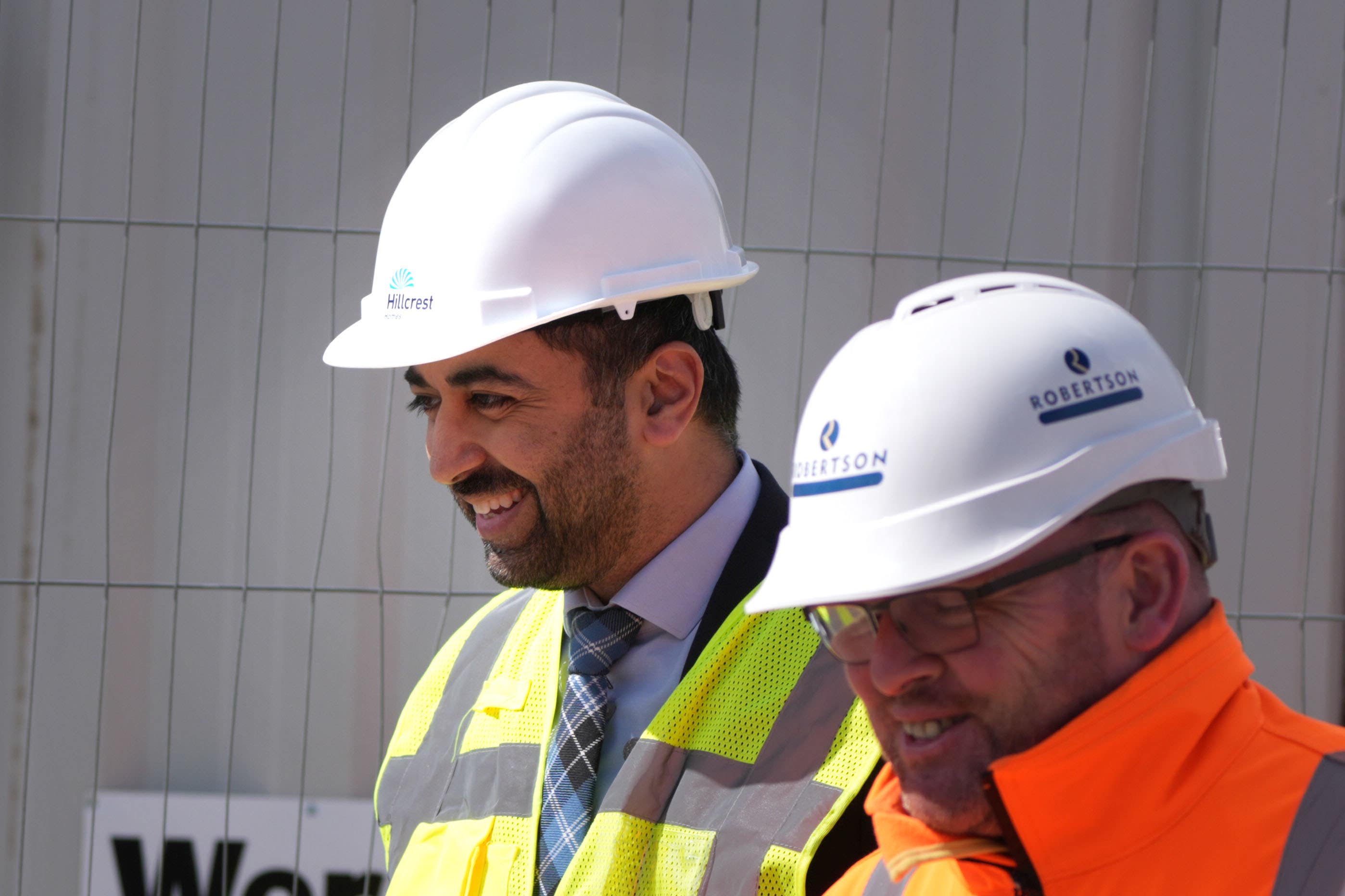 First Minister Humza Yousaf (left) had not resigned at the time of writing. (Andrew Milligan/PA)