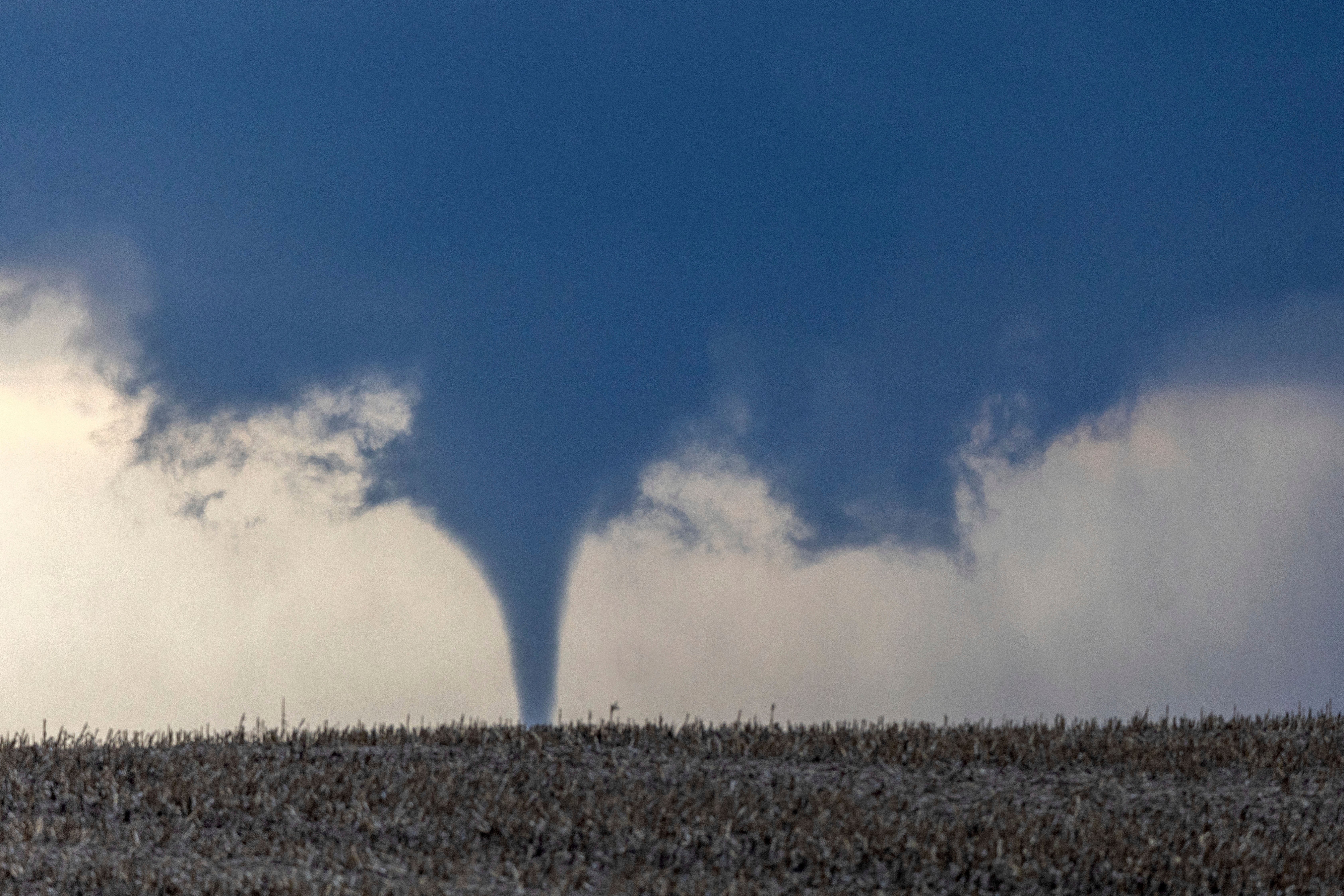 A tornado is seen near north of Waverly, Nebraska on 27 April
